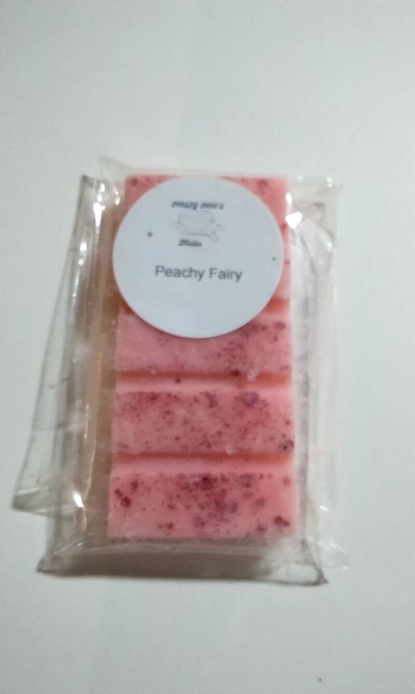 Peachy Fairy Fragrance Wax Mlets.