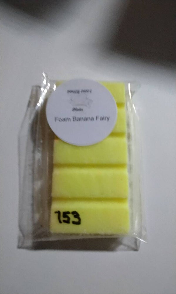 Foam Banana Fairy Fragrance Wax Melts.