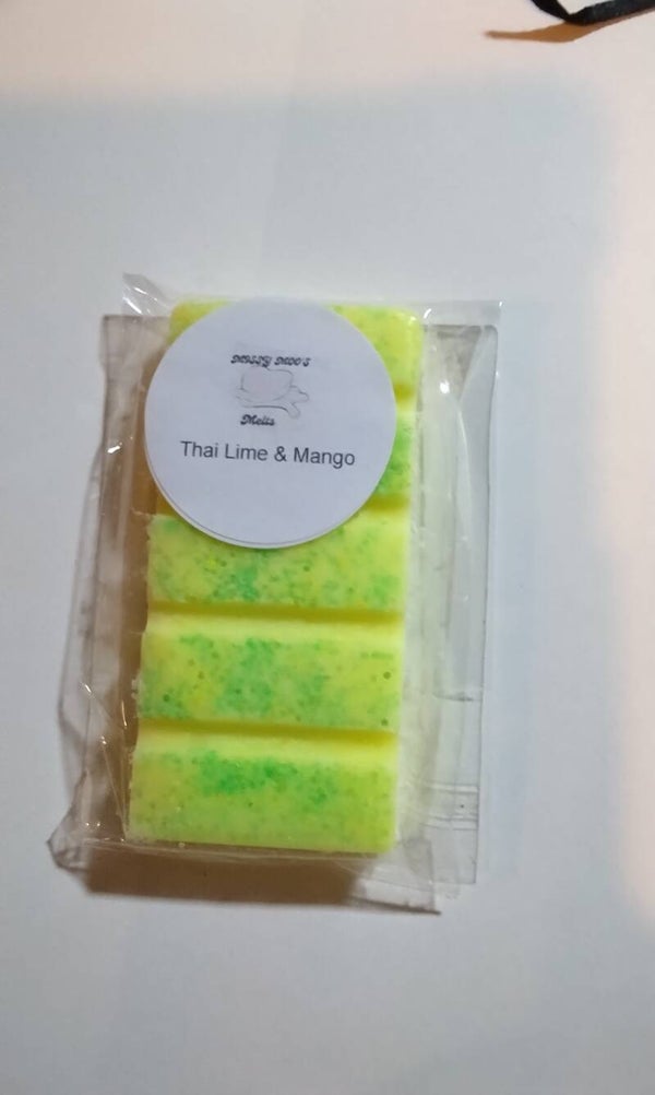 Thai Lime & Mango Fragrance Wax Melts.
