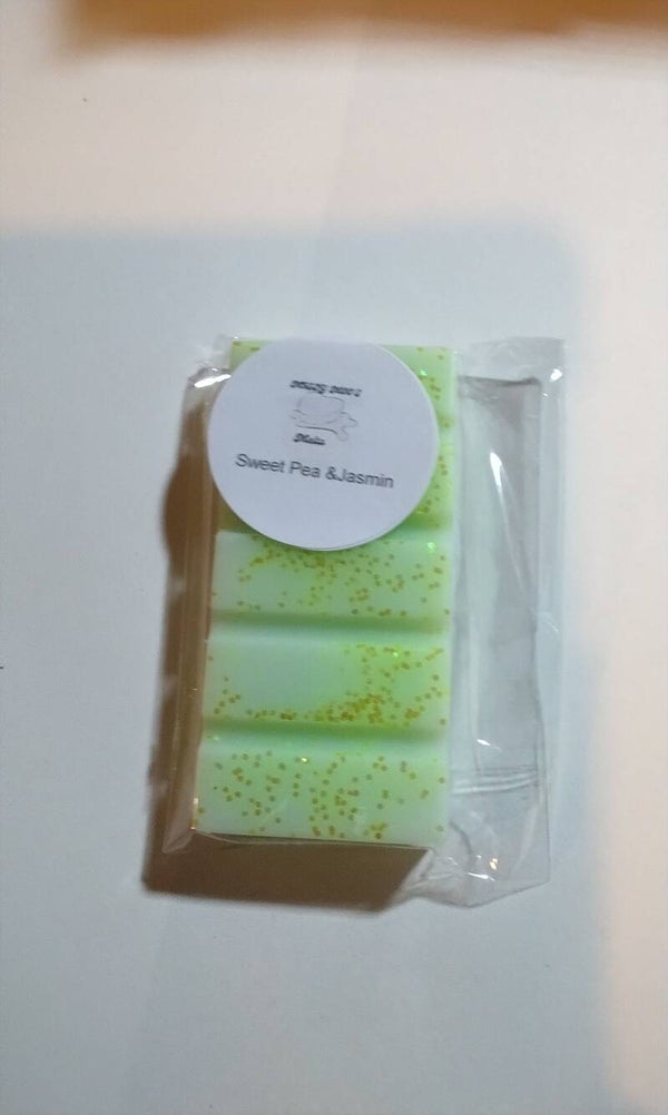Sweet Pea & Jasmine Fragrance Wax Melts - Smell Eliminating Scent.
