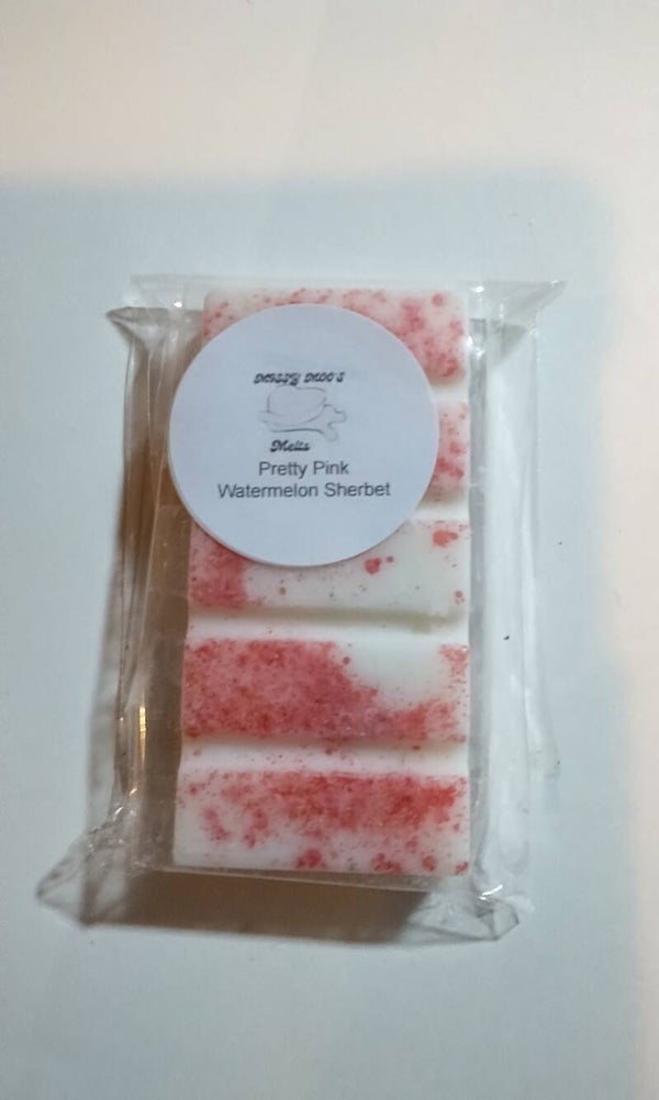 Pretty Pink Watermelon Sherbet Fragrance Wax Melts.