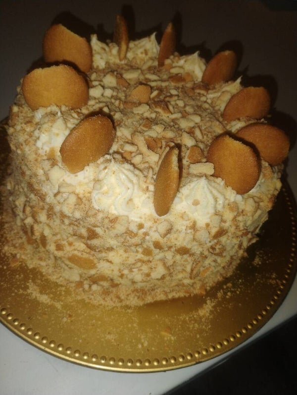 Banana pudding cake