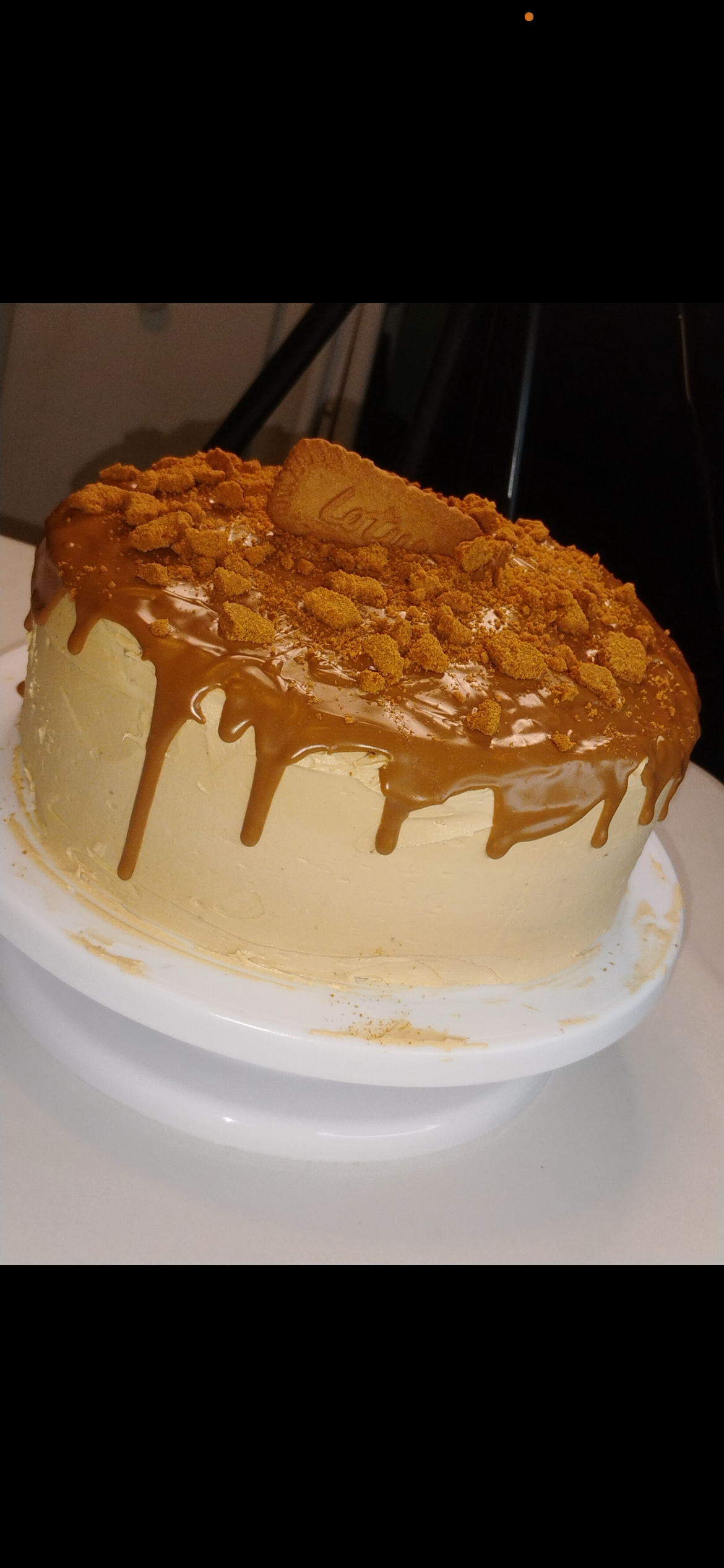 Biscoff cookie butter cake
