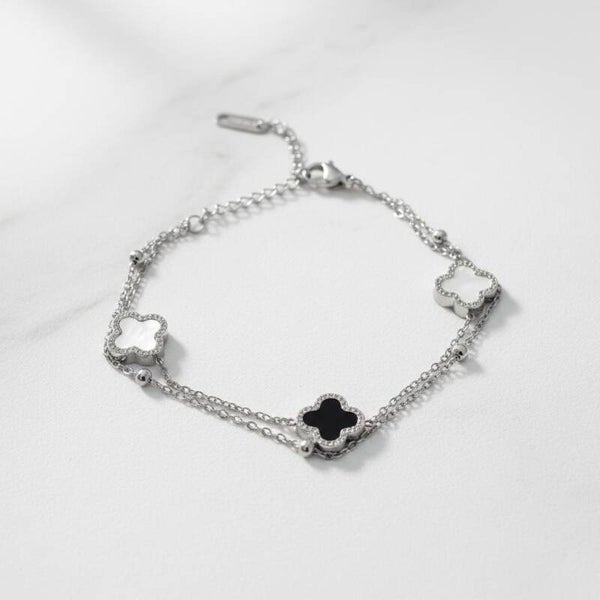 Zilverkleurige Armband