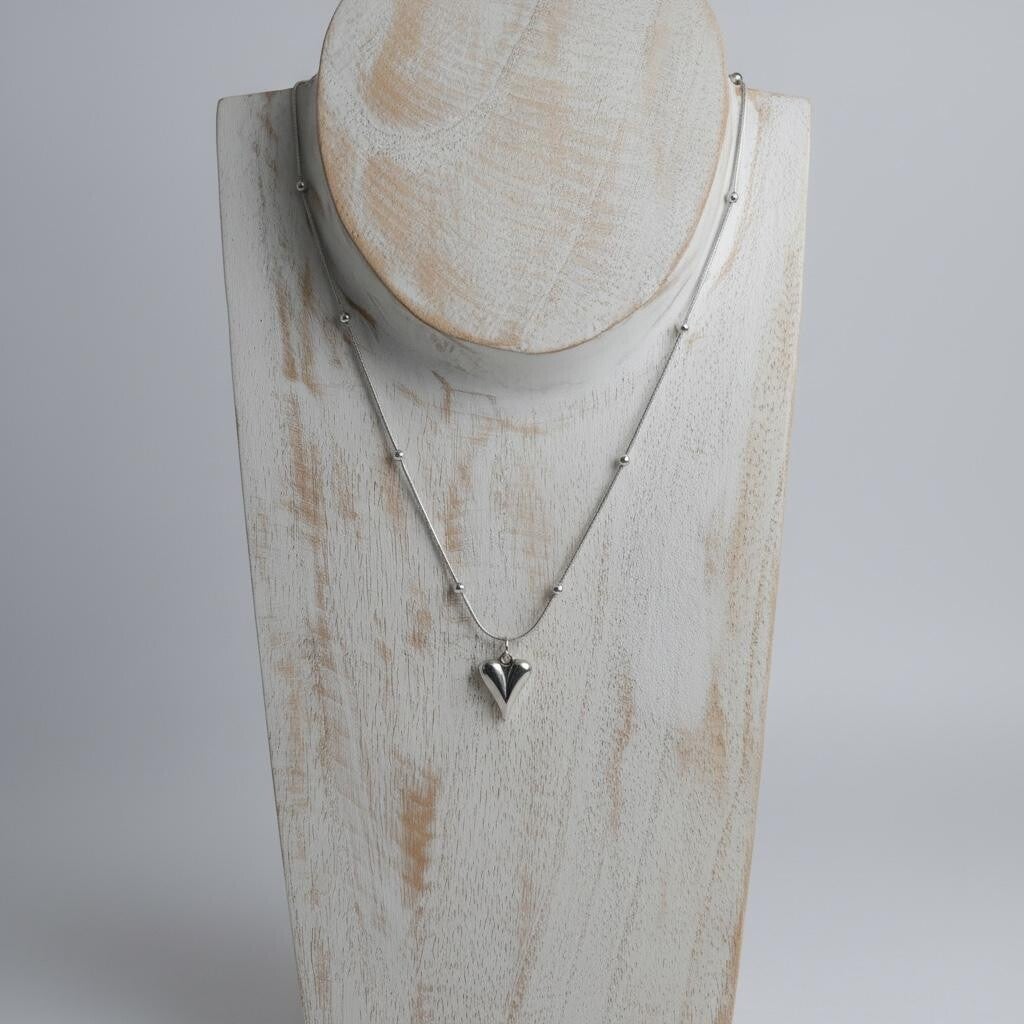 Zilverkleurige Ketting