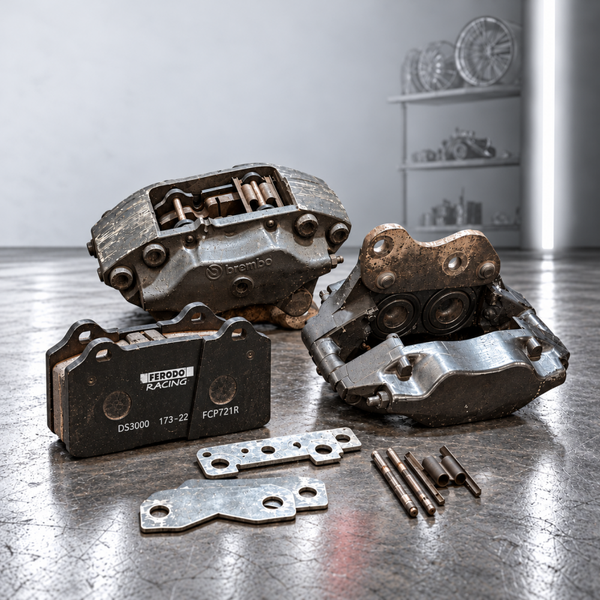 Etriers BREMBO 4 pistons (406 V6) + Plaquettes FERODO DS3000
