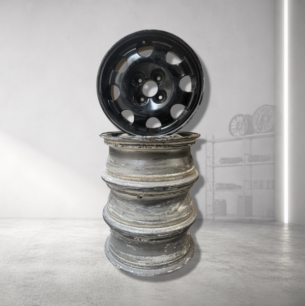 4 jantes PEUGEOT 205 GTI 1.9 | Noir