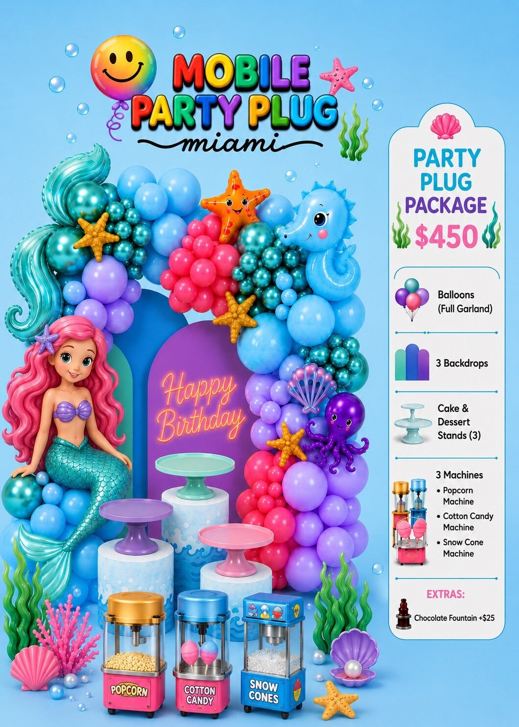 Party Plug Package – $450