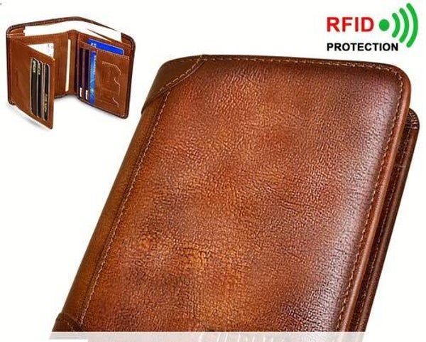 leather wallet rfid protection
