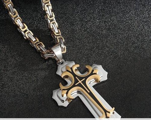 beautiful cross and chain
