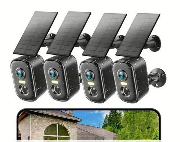 SURLALENCE CAMERAS outdoor solar charged