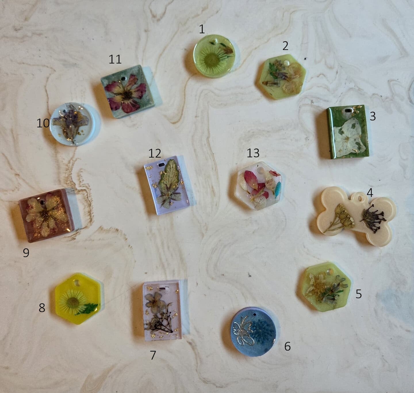 Spring premade tags S