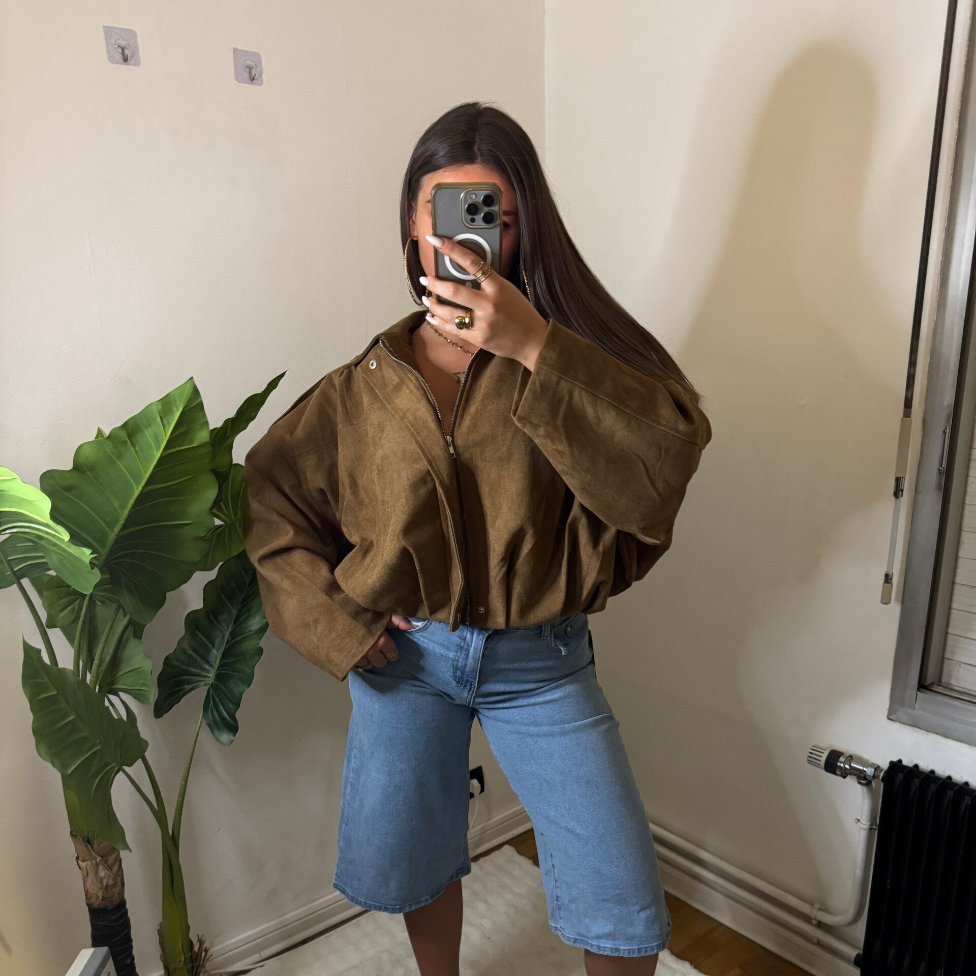 Veste en daim