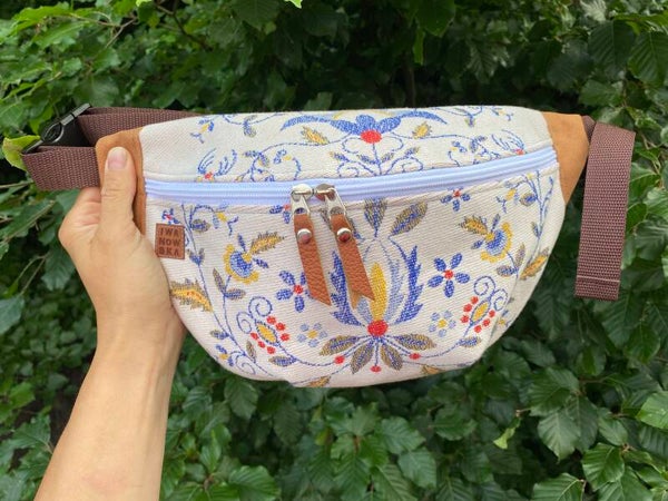 Duża nerka z zaszewkami - folk- kaszuby