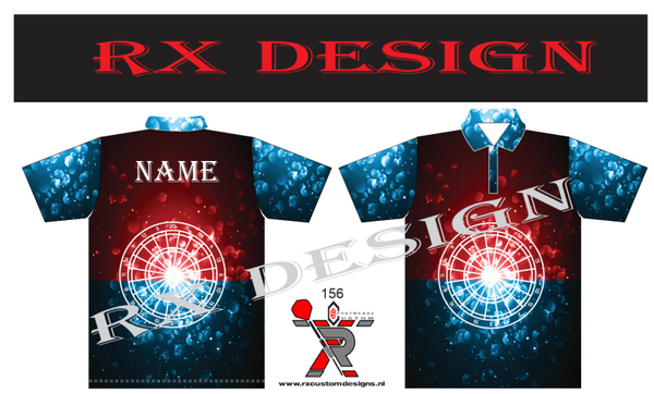 Red blue fantasy darts 156