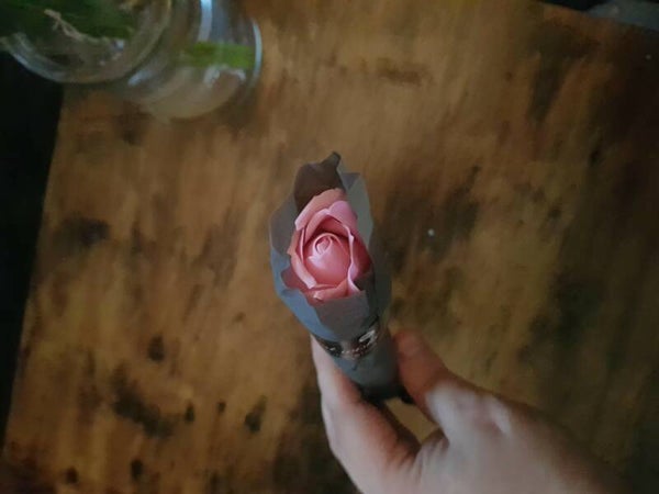Roos gemaakt van Zeep