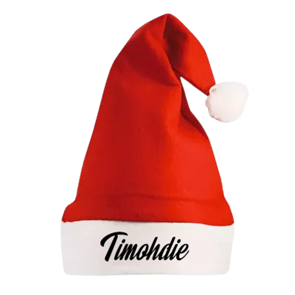 Pre Order Kerstmuts Eigen naam / Teamnaam
