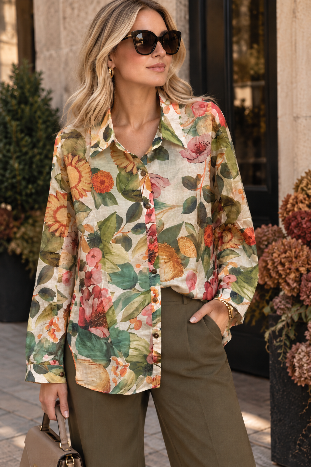 Rustic Floral Shirt