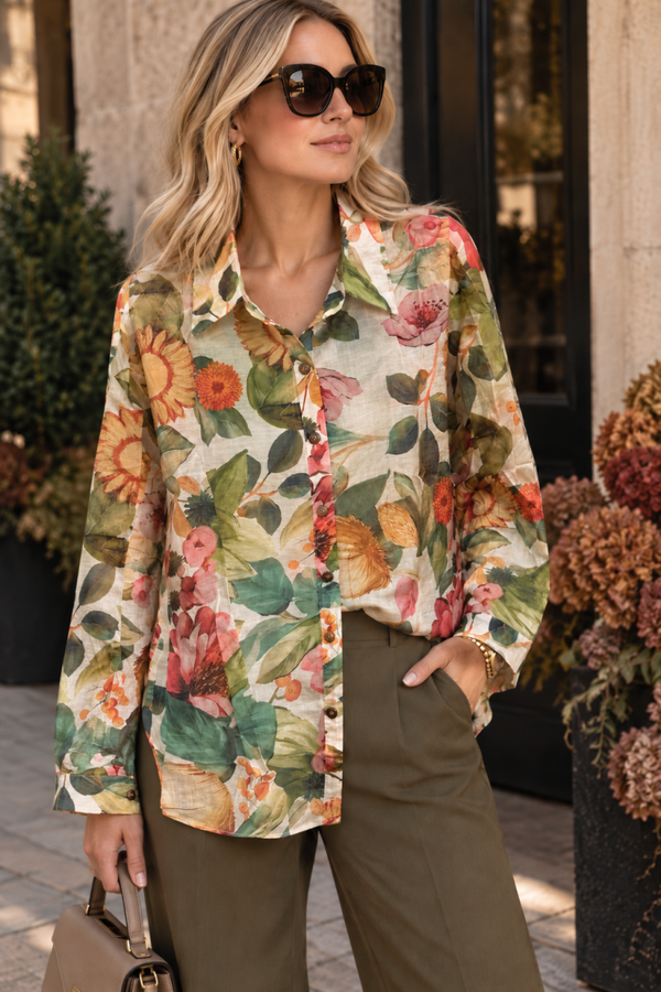 Rustic Floral Shirt