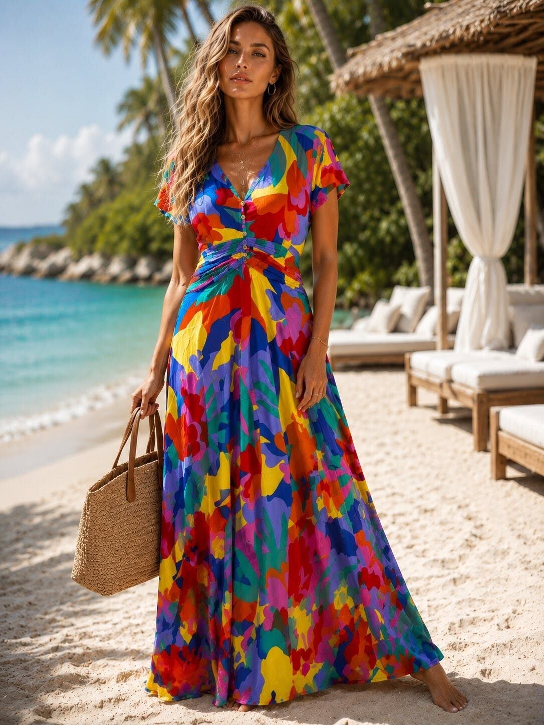 Multi Color Maxi dress