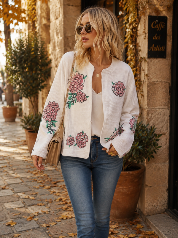 Emb Sequin Jacket