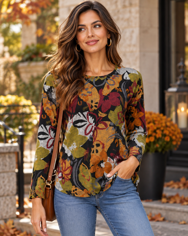 Forest Print Top