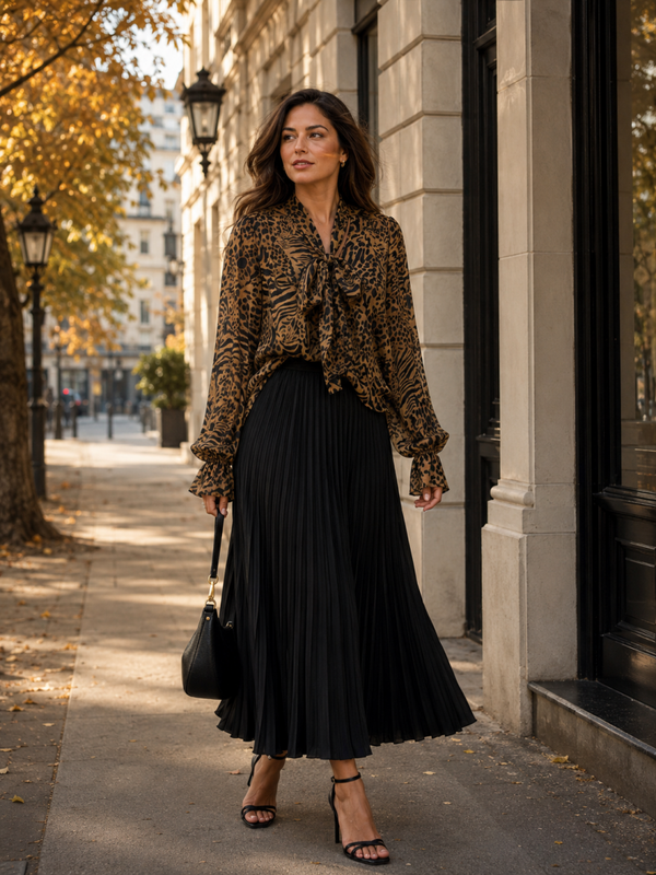 Animal Print Blouse