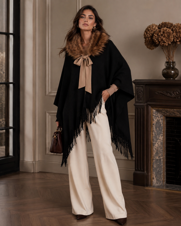 Fur collared Cape