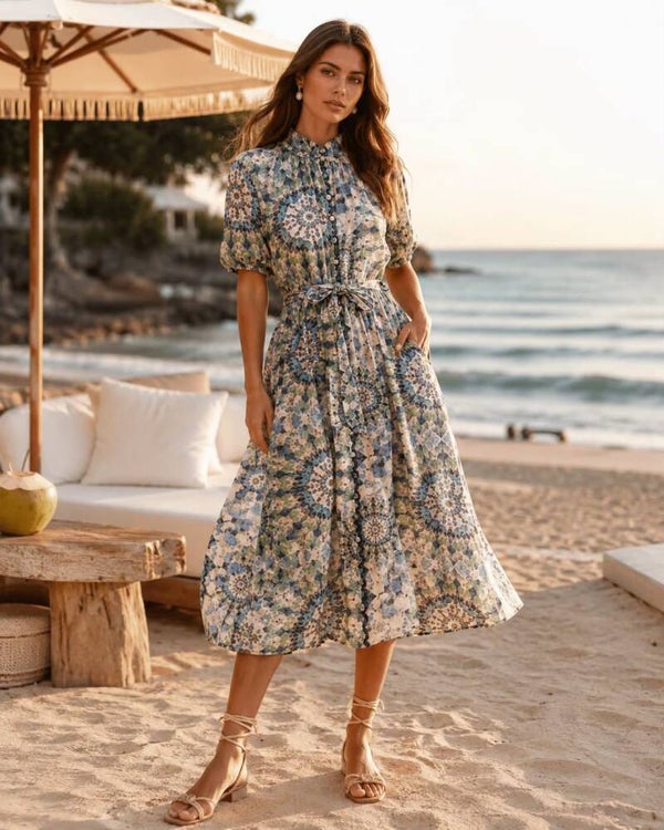 Tie Dye Shirt Dress