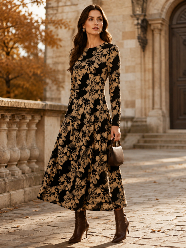 Floral Jersey Dress