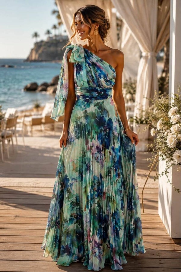 Sheer Floral Dress