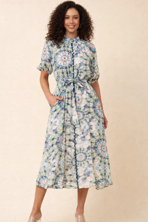 Tie Dye Shirt Dress