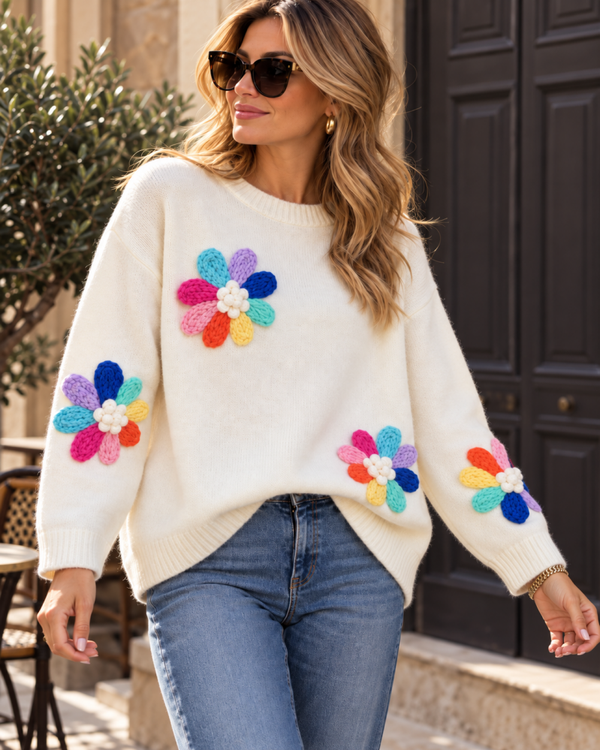 Floral Applique' Jumper