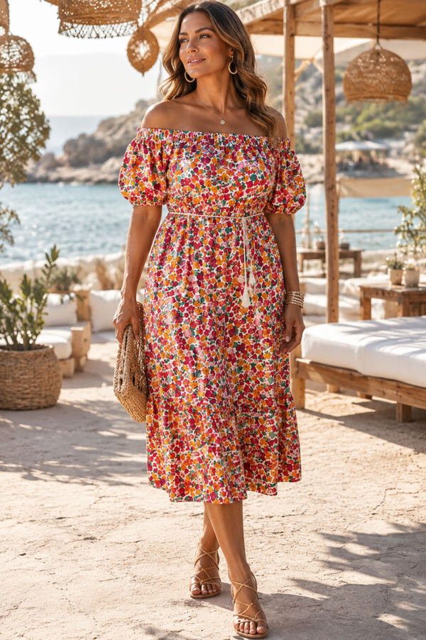 Curve Floral Dress