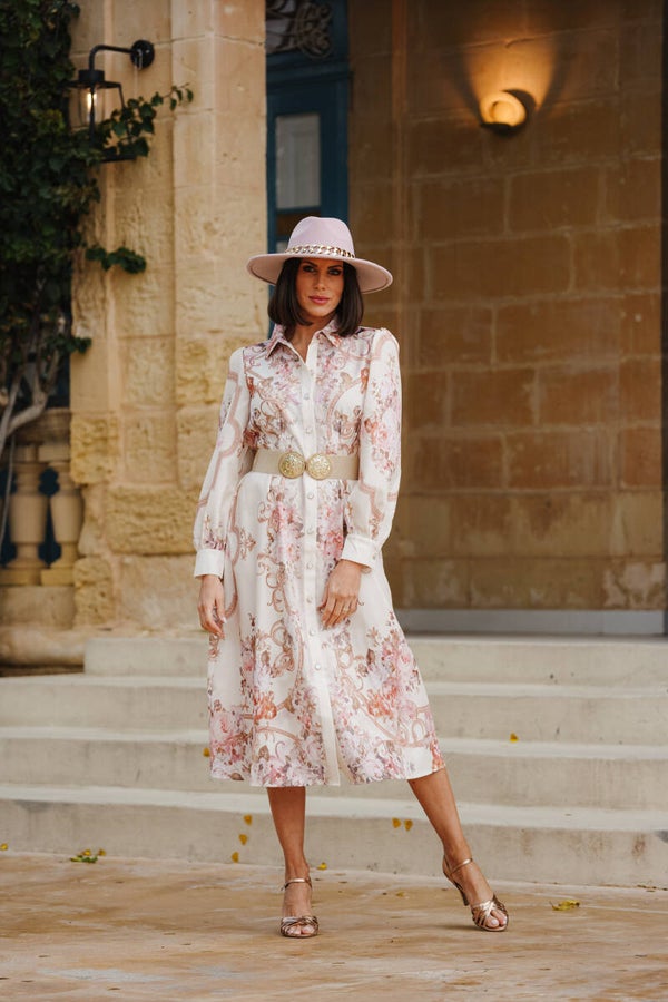 Floral Long Sleeve Dress