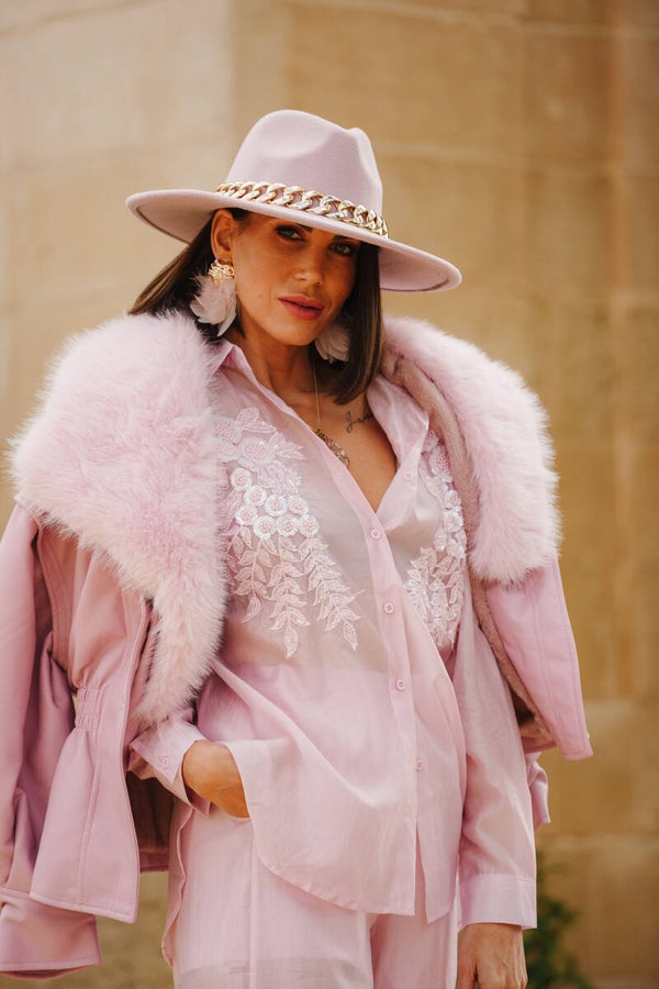 Pastel Fur Lined PU Jackets