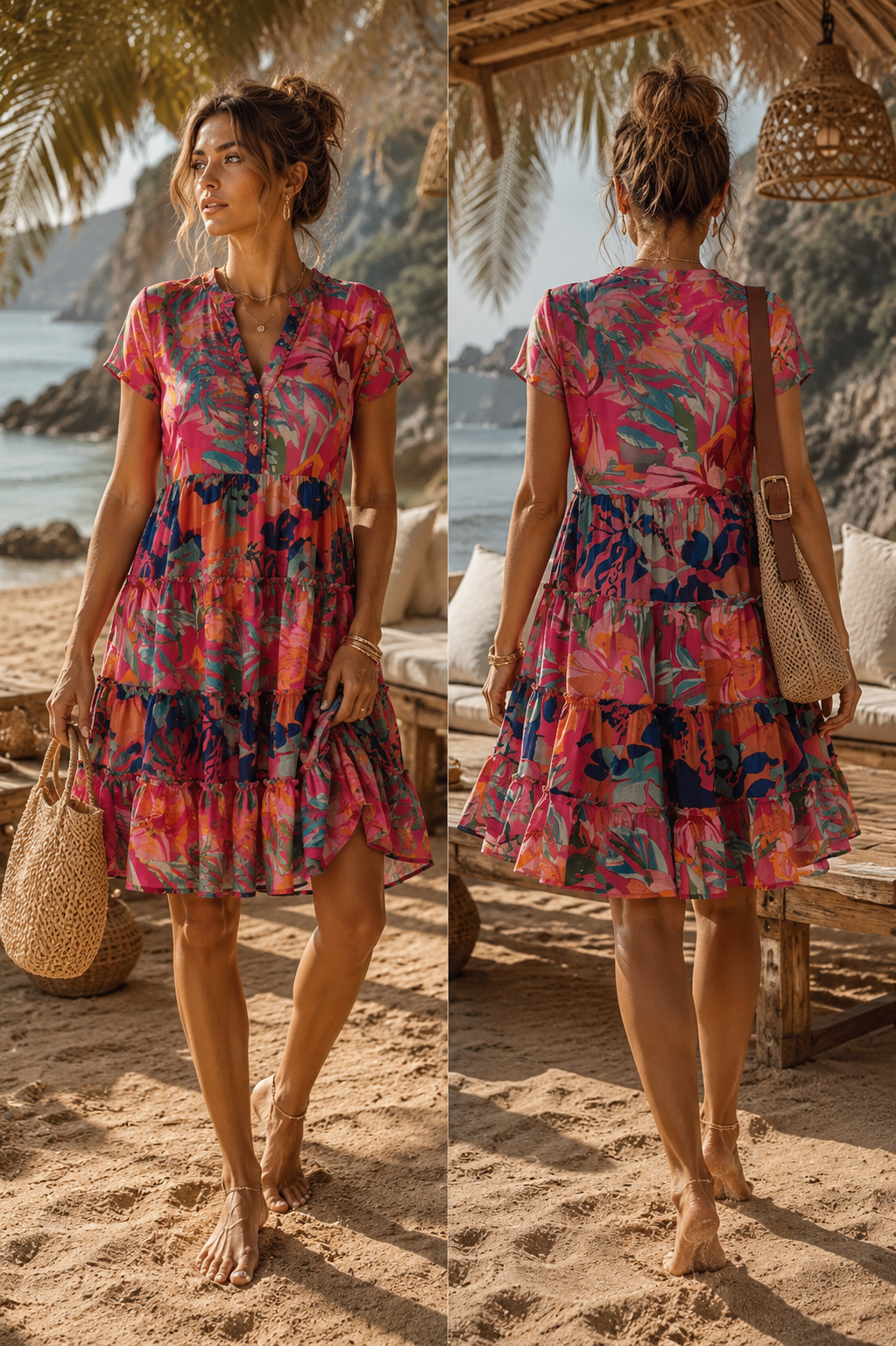 Multi Pink Dress
