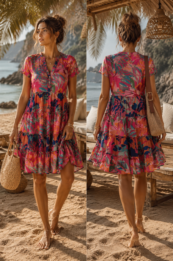 Multi Pink Dress
