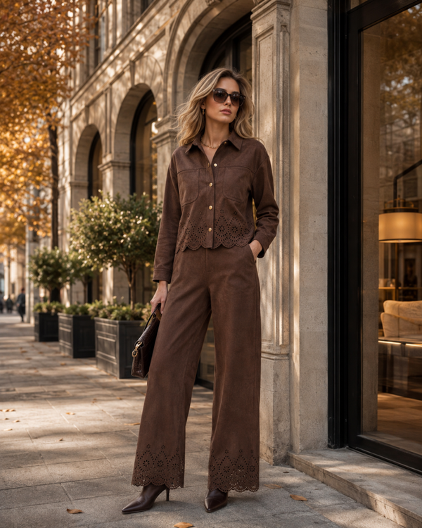 Suede Co Ord Set