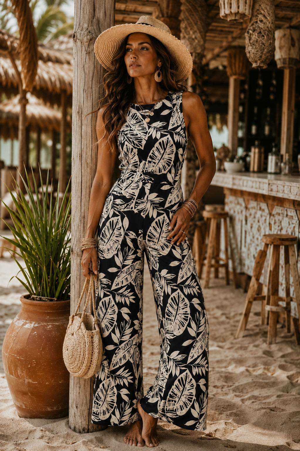 Tribal Print Jumpsuit