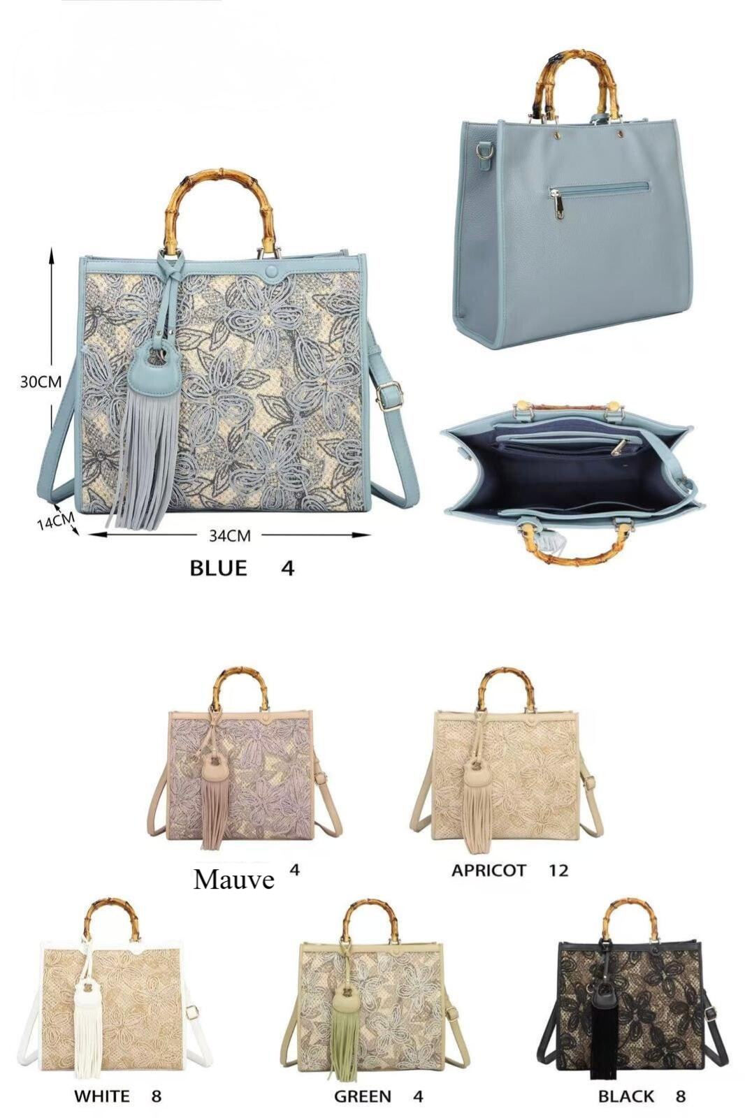 Floral Detail Handbag