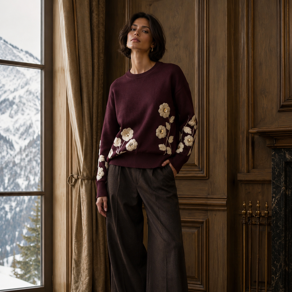 Embroidered Jumper