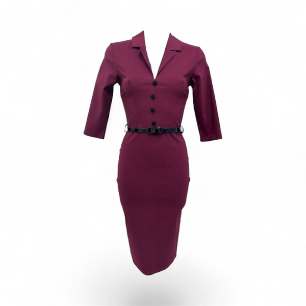 Collar details Retro Dress