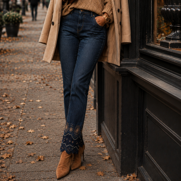 Embroidered Jeans