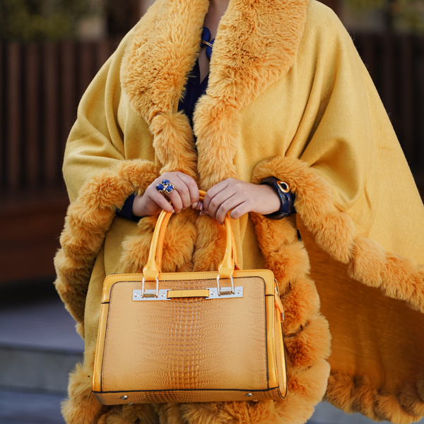 Aurora Snakeskin Handbag