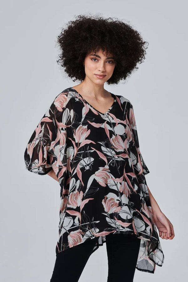 Floral oversized top