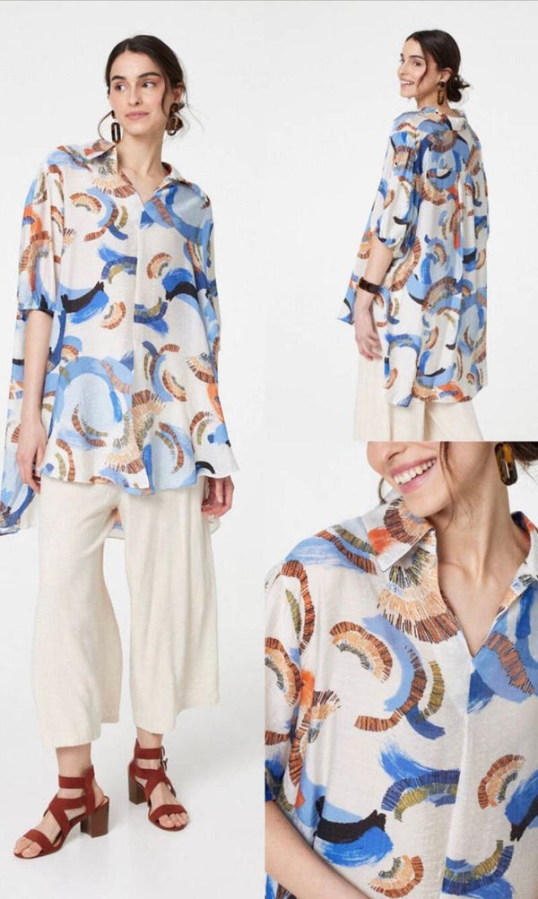 Asym oversized shirt