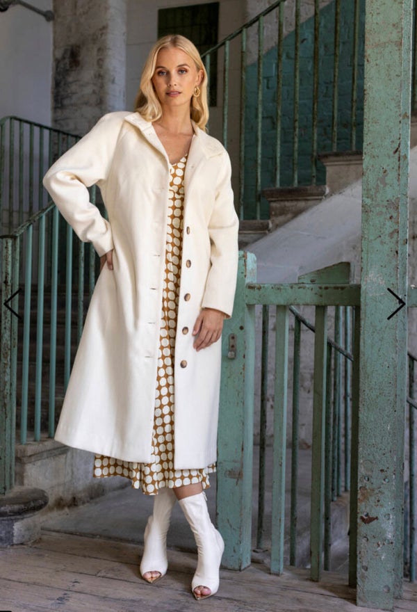 Belted Designer Coat