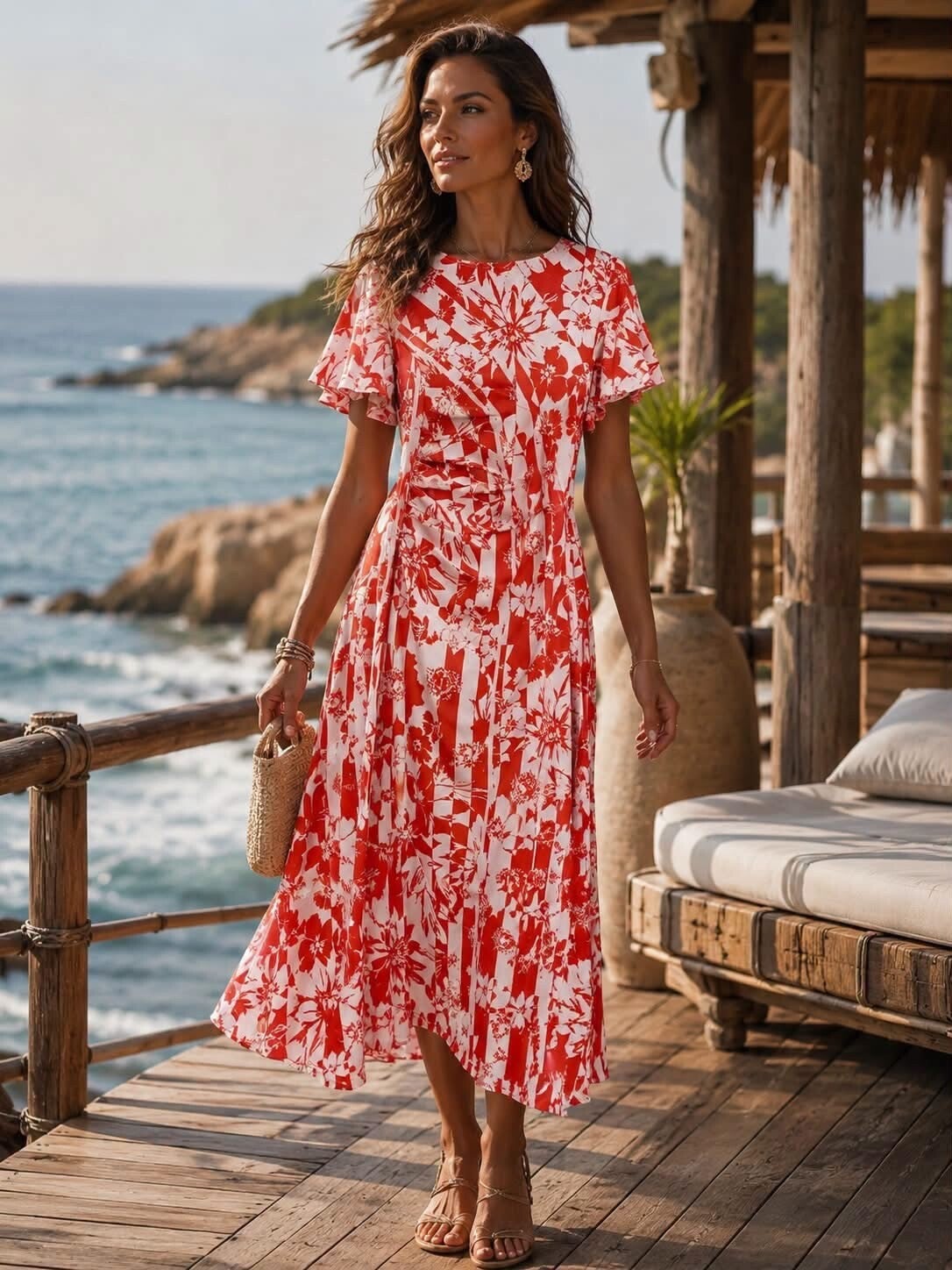 Multi Red Dress