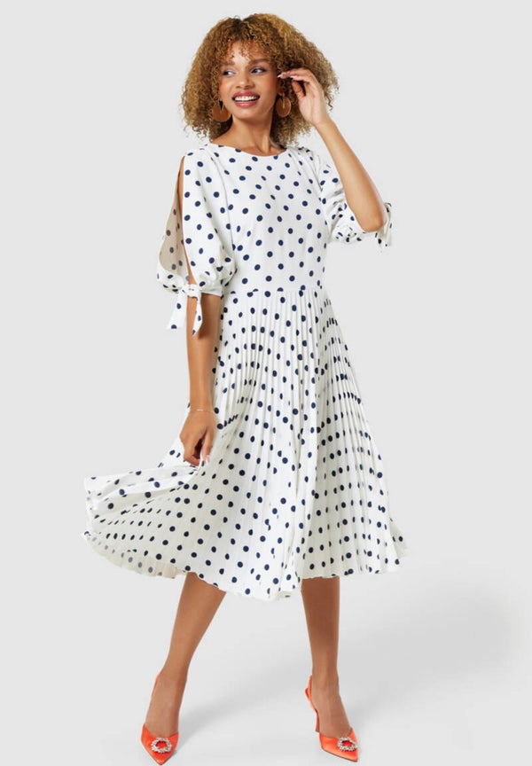 Polka dot Designer dress